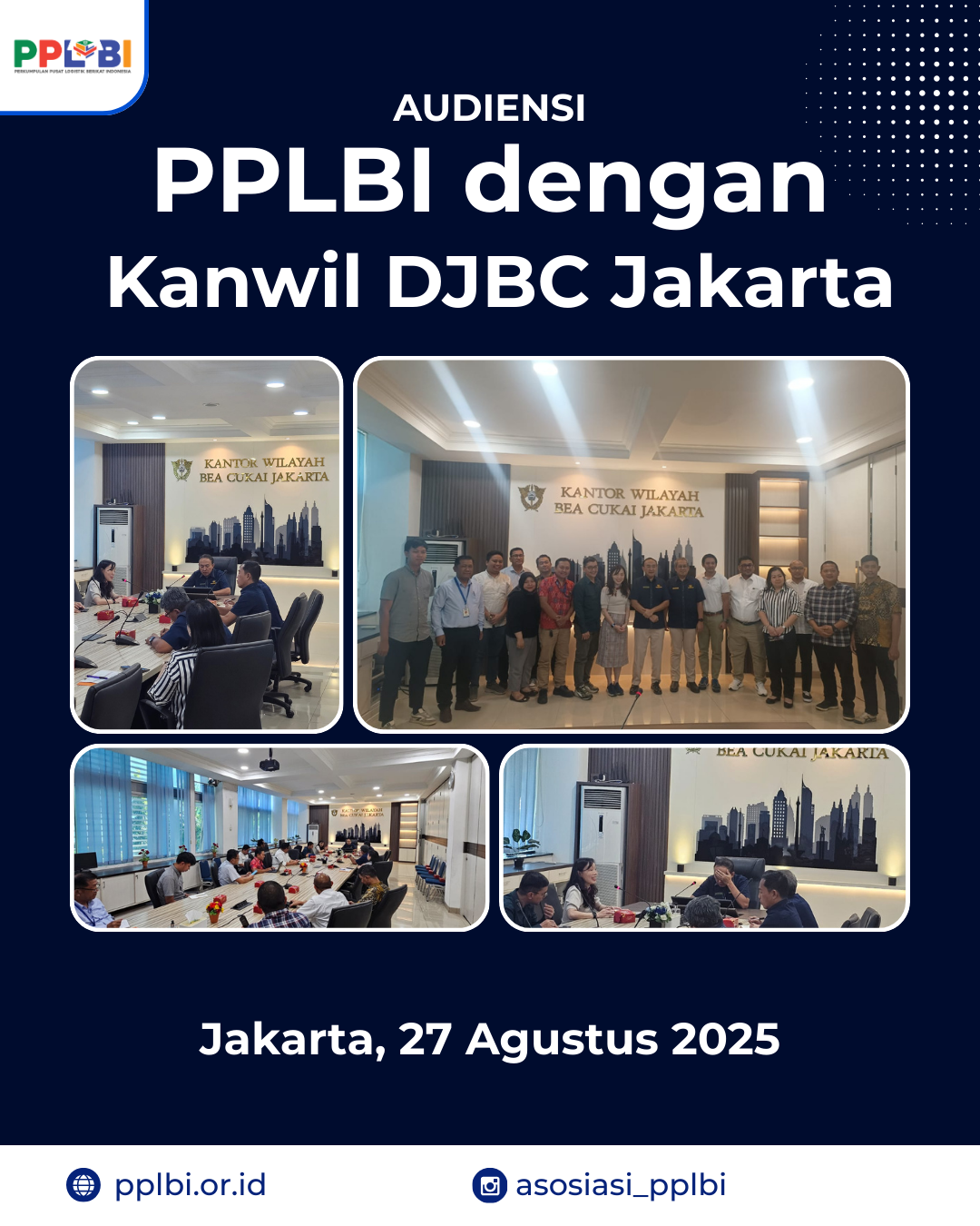 PPLBI Audience with the Regional Office of DJBC Jakarta
